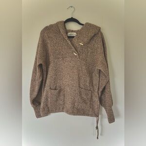 Speckled Wool Hooded Sweater